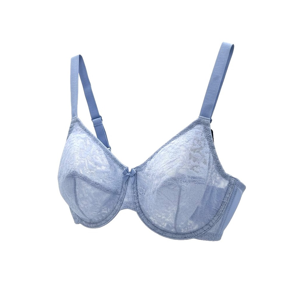 Wacoal Lace Underwired Bra Style 65149 Blue 34DD